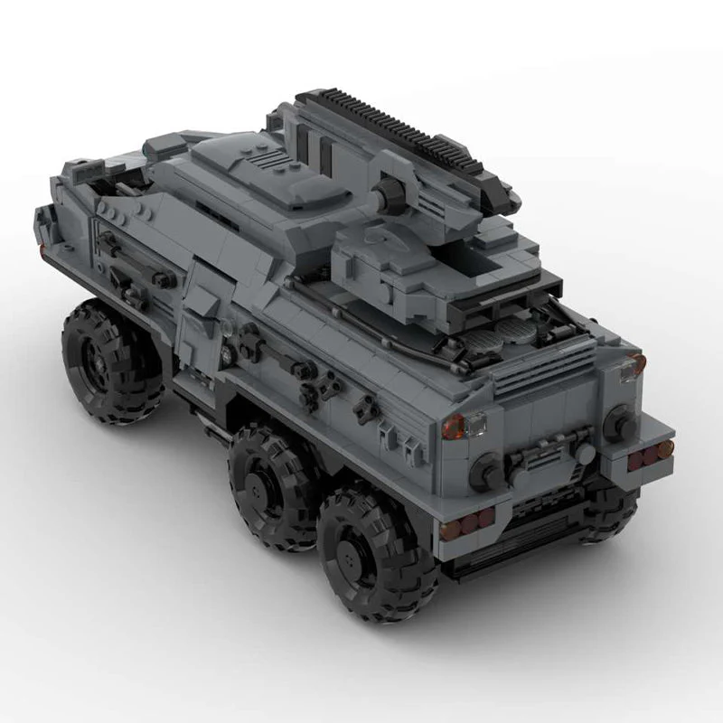 MOC-58291 Futuristic APC radio controlled ( Minifig Size)